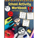 School Activity Workbook for Kids Ages 8-10: Brain Challenging Activity Book, Math, Writing and More
