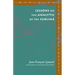 Lessons on the Analytic of the Sublime