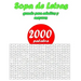 Sopa de letras grande para adultos y mayores: Ejercicios memoria, regalos para personas mayores