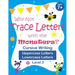 Why Not Trace Letters with the Monsters? (Level 3) - Cursive Writing, Uppercase Letters, Lowercase Letters: Black and White Version, Lots of Practice,