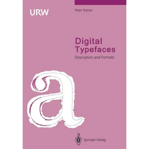 Digital Typefaces: Description and Formats