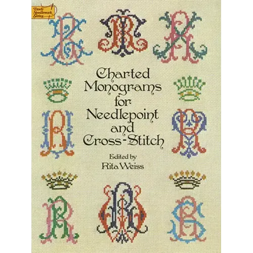 Charted Monograms for Needlepoint and Cross-Stitch