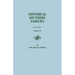 Historical Southern Families. in 23 Volumes. Volume VI