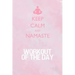Workout of the Day: Workout of the Day Log for tracking and monitoring your workouts and progress towards your fitness goals.