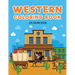 Western Coloring Book: : Cowboys