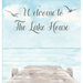 Lake house guest book (Hardcover) for vacation house, guest house, visitor comments book