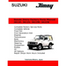 Suzuki Jimny English Factory Parts Manual JA12, JA22W Series