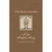 Thomas Nashe and Late Elizabethan Writing