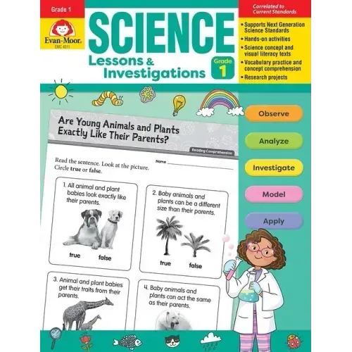 Science Lessons and Investigations, Grade 1 Teacher Resource