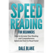 Speed Reading For Beginners: How to Increase Your Reading and Comprehension Speed and Start to Read Faster