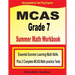 MCAS Grade 7 Summer Math Workbook: Essential Summer Learning Math Skills plus Two Complete MCAS Math Practice Tests