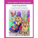 Large Print Adult Coloring Book of Small Dog Breeds: An Easy, Simple Coloring Book for Adults of Small Breed Dogs including Dachshund, Chihuahua, Pug,