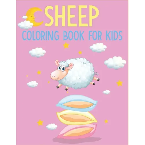 Sheep Coloring Book For Kids: cool Sheep Designs