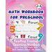 Math Workbook for Preschool Reading Tracing Counting Numbers: Basic Math for kids age 2-5, See and Say, Count, Coloring and Match, Write the Numbers a