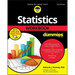 Statistics Workbook for Dummies with Online Practice