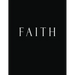 Faith: Black and White Decorative Book to Stack Together on Coffee Tables, Bookshelves and Interior Design - Add Bookish Char