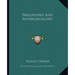 Philosophy And Anthroposophy