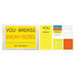 You Are a Badass(r) Sticky Notes: 488 Notes to Declare and Share Your Awesomeness