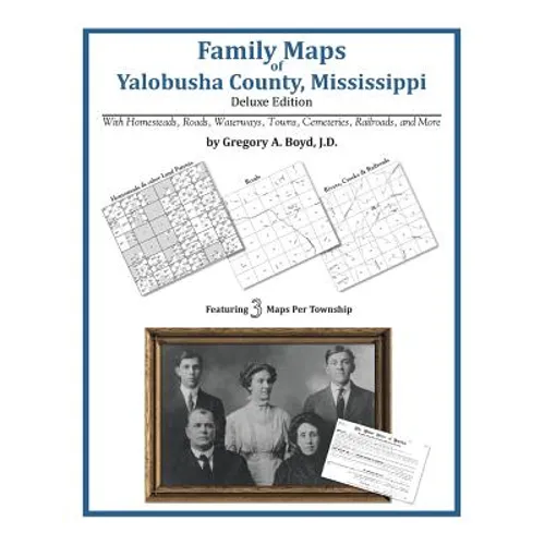 Family Maps of Yalobusha County, Mississippi