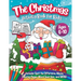 The Christmas Activity Book for Kids - Ages 6-10: A Creative Holiday Coloring, Drawing, Word Search, Maze, Games, and Puzzle Art Activities Book for B