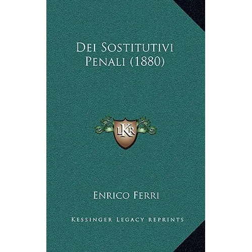 Dei Sostitutivi Penali (1880)
