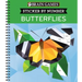 Brain Games - Sticker by Number: Butterflies (28 Images to Sticker)