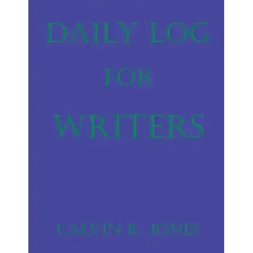 Daily Log for Writers