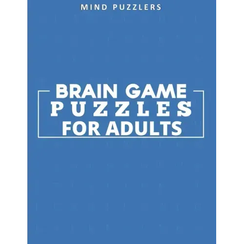 Brain Game Puzzles for Adults: Sudoku, Word and Number Search & Find Activity Book