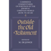 Outside the Old Testament