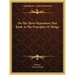 On the Three Hypostases That Rank as the Principles of Things