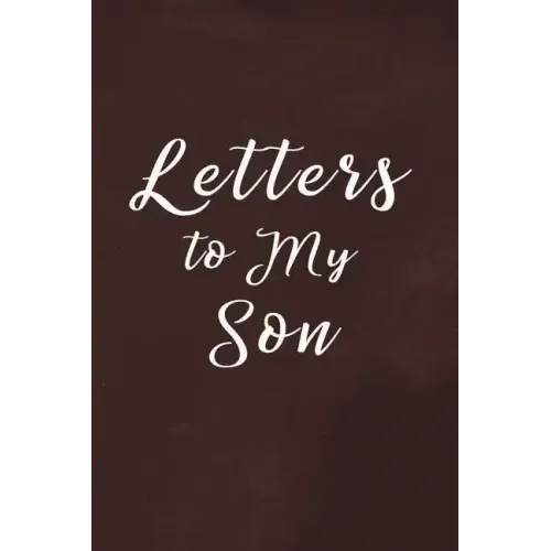 Letters to My Son Book: Write Now Read Later Letters from Mom or Dad - Chalk Texture Red