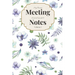 My Boring Meeting Survival Guide & Notes Volume I: 6x9 Meeting Notebook and Puzzle Book