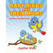 Baby Birds and Their Moms: Crayon Coloring Book