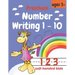 Preschool Number Writing 1 - 10, Left handed kids Ages 3+: Educational Pre k with Number Tracing, Kindergarten Coloring Pages, Activity ... Schooling,