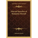 Selected Speeches of Benjamin Disraeli