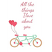 All the things i love about you: : Reasons i love you Notebook-Couple Notebook-Engagement Gift notebook-valentines day gift