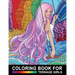 Coloring Book For Teenage Girls: Cute Designs and Detailed Drawings for Teens, Adults and Grown-ups - Fun Creative Arts & Craft Activity - Zendoodle P