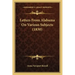 Letters From Alabama On Various Subjects (1830)