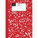 Marble Notebook A5: Red Marble Wide Ruled Journal