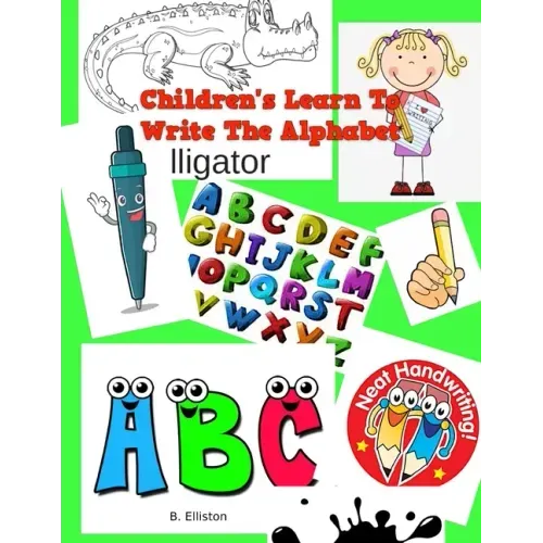Children's Learn To Write The Alphabet