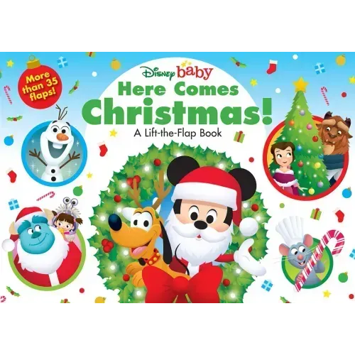 Disney Baby: Here Comes Christmas!: A Lift-The-Flap Book