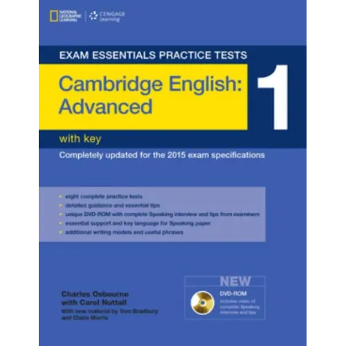 Exam Essentials Practice Tests: Cambridge English Advanced 1 with Key and DVD-ROM