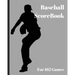 Baseball ScoreBook: 162 games, 8in x 10in, Included most popular stats, Special have matchup Jiugingge
