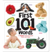 First 101 Words: A Hidden Pictures Lift-The-Flap Board Book, Learn Animals, Food, Shapes, Colors and Numbers, Interactive First Words Book for Babies
