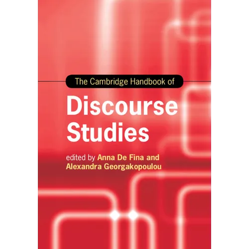 The Cambridge Handbook of Discourse Studies