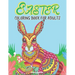 Easter Coloring Book for Adults: Easy and Large Designs