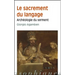 Giorgio Agamben: Le Sacrement Du Langage: Archeologie Du Serment