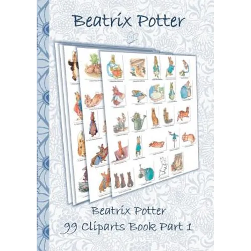 Beatrix Potter 99 Cliparts Book Part 1 ( Peter Rabbit ): Sticker, Icon, Clipart, Cliparts, download, Internet, Dropbox, Original, Children's books, ch