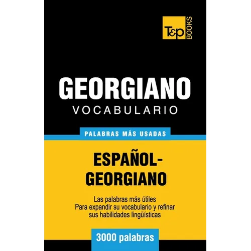 Vocabulario español-georgiano - 3000 palabras más usadas