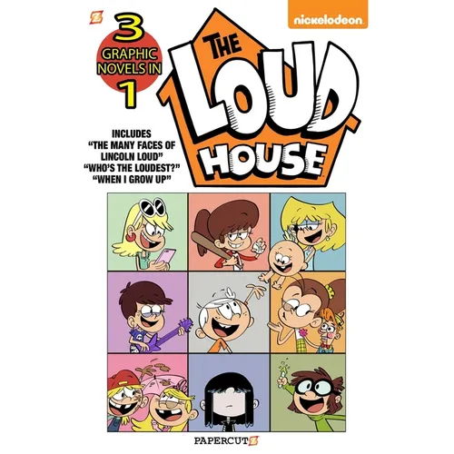 The Loud House 3-In-1 #4: The Many Faces of Lincoln Loud, Who's the Loudest? and the Case of the Stolen Drawers